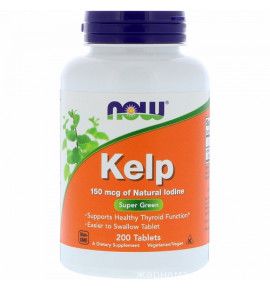 NOW Kelp - йод в таблетках - БАД